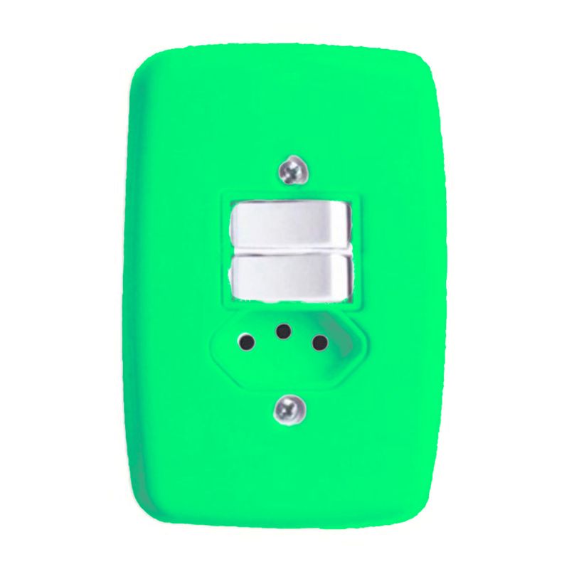 Conjunto-2-Interruptor-Simples-Ideale-Verde-3502-Pluzie