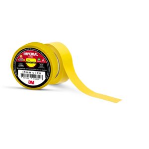 Fita Isolante Imperial Amarela 18mmx10m 3m