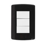 Conjunto-Interruptor-Simples-Modular-Preto-7300-Pluzie