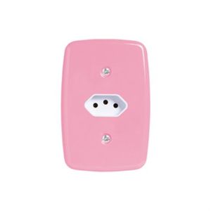 Conjunto Tomada 10a Ideale Rosa 3411 Pluzie