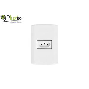 Conjunto Tomada 10a Modular Branco 7211 Pluzie