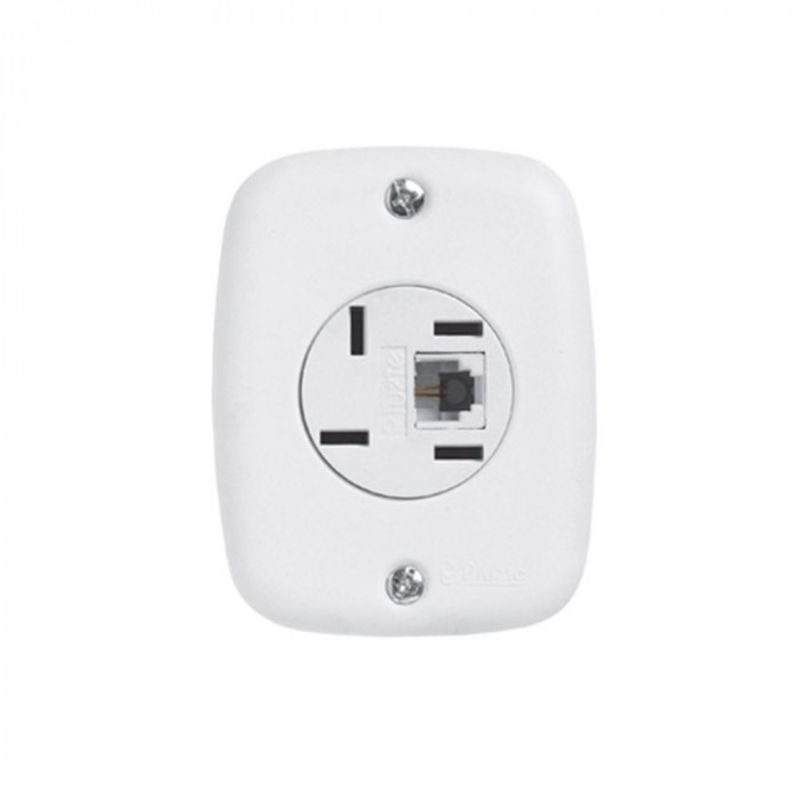 Conjunto-Tomada-Para-tel-Rj11-4p-Sobreplus-Branco-902-Pluzie