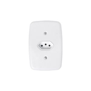 Conjunto de Tomada 20a Ideale Branco Pluzie