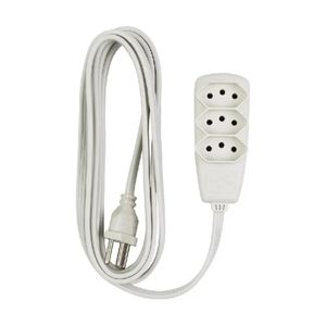 Extensão Elétrica 0,75 8 Metros 2p+t 10a Branco Daneva