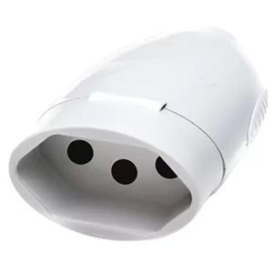 Plug Fêmea 250v 2p+t Cil 20a Branco Daneva