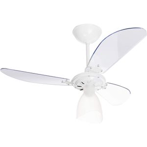 Ventilador New Cristal Light 3p Branco Venti-delta