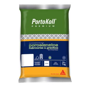 Rejunte Porcelanato Marrom 1kg Extrafino Portokoll