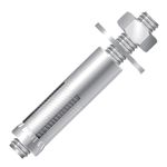 Chumbador-com-Prisioneiro-Ac-1-2x95-Zincado-Branco-Ciser
