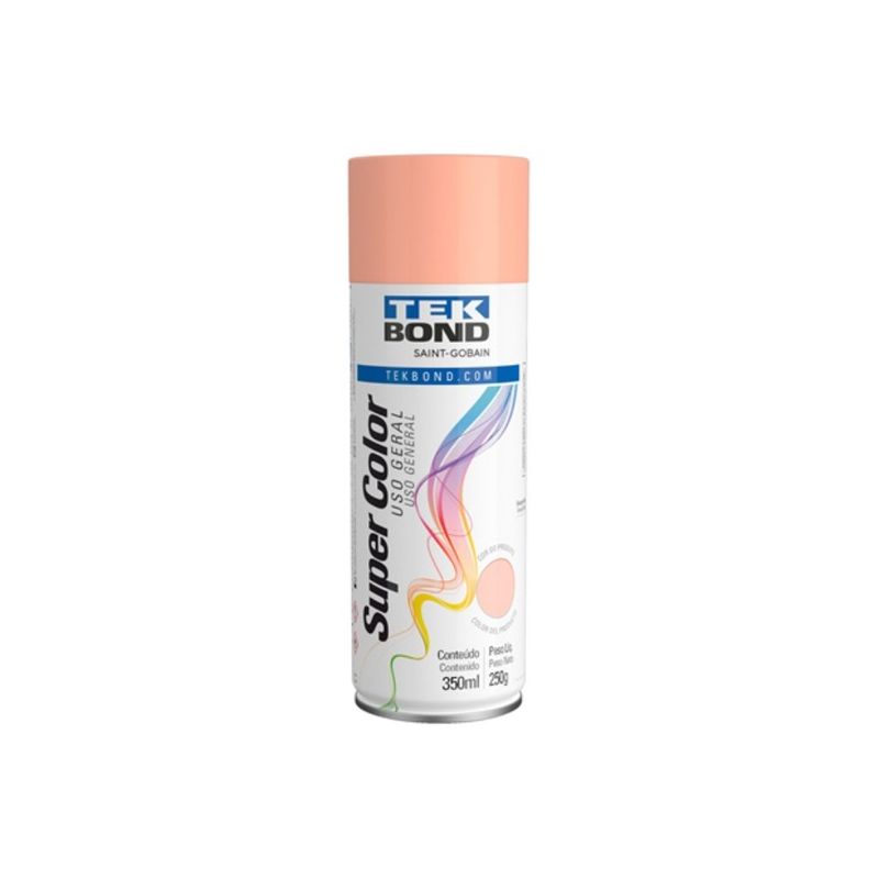 Tinta-Spray-Rosa-Uso-Geral-350ml-250g-Tek-Bond