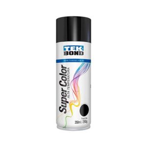 Tinta Spray Preto Alta Temperatura 350ml Tek Bond