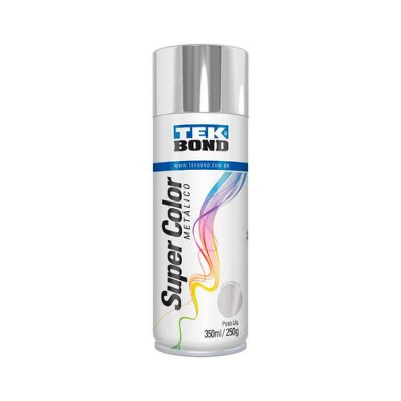 Tinta-Spray-Cromado-Metalico-350ml-250g-Tek-Bond