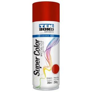 Tinta Spray Vermelho Metálico 350ml/250g Tek Bond