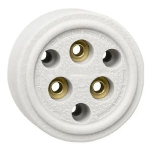 Tomada Porcelana 20a/0-380v 3 Polos Decorlux