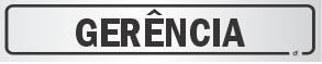 Placa-Decore-Aluminio-Gerencia-5x25cm-Decore