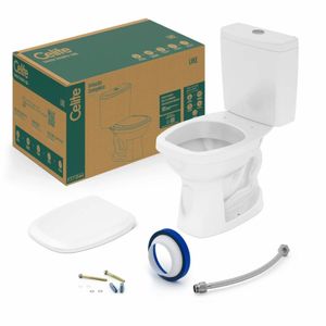 Bacia Com Caixa Acoplada Branco 3/6 Litros Celite