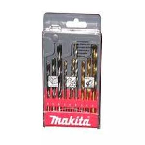 Kit Brocas C/9 Peçass Para/Madeira/Concreto/Metal - Makita