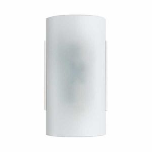 Arandela Vidro Curvo Jateado 1xe27 20cm Blumenau