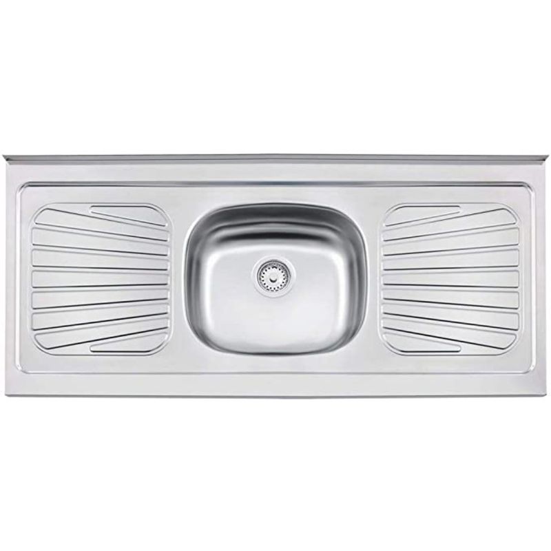 Pia-Inox-Sem-Valvula-Standard-180x52cm-Tramontina