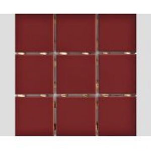 Revestimento Cristal Vermelho Plus Esmaltado 10x10 Caixa Com 1,80m² Elizabeth