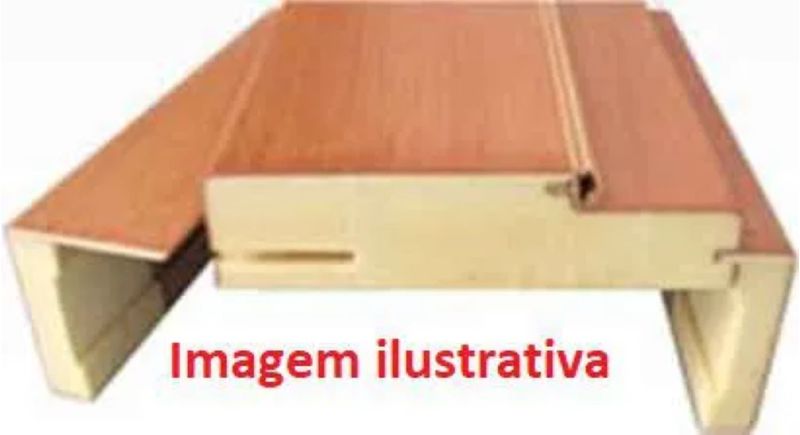 Kit-Caixilho-e-Alisar-Hdf-Mogno-12cm-Regulavel-Sd-Portas