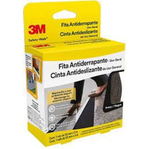 Fita Antiderrapante Safety Walk Preto 50mmx5 Metros 3m