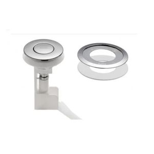 Botão Superior Universal Cromado para Caixa Acoplada Blukit