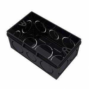 Caixa Luz Plástica 4x2 Pesada Preta Tigre