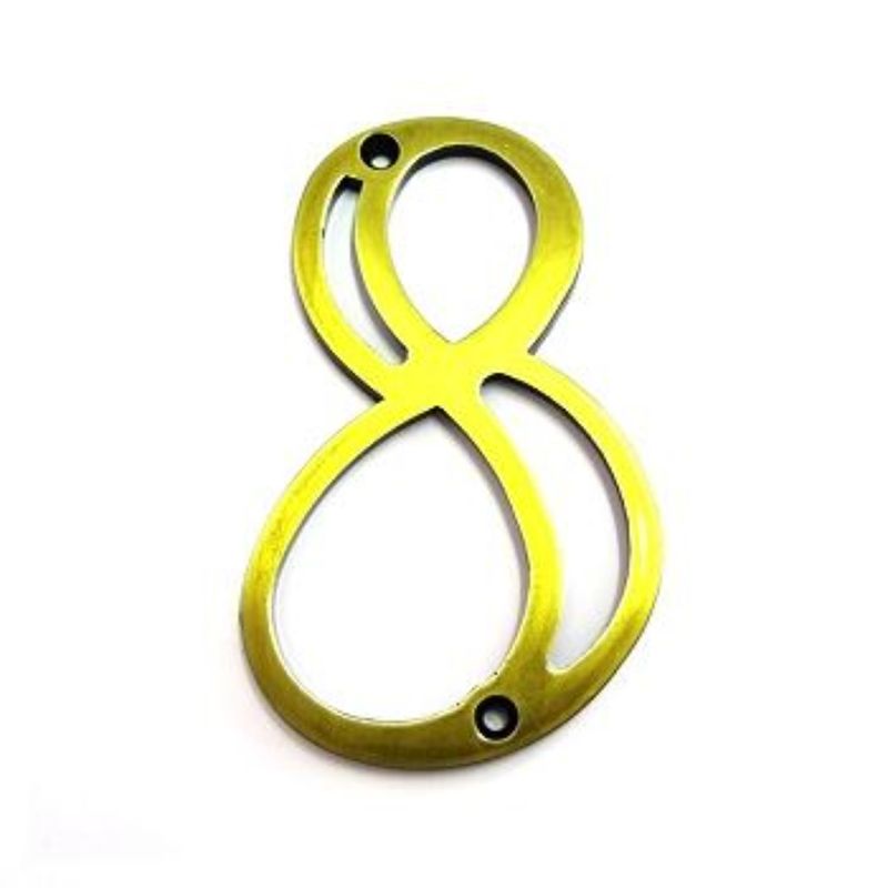 Numero-8-Zamak-Oxidado-Silvana