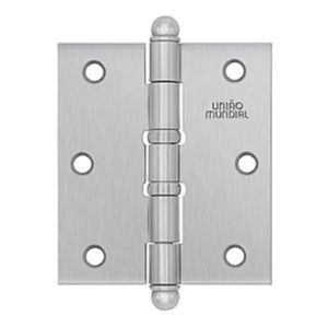 Dobradiça Aço Bola Flo 1/2 3x2 União Mundial