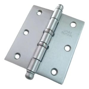 Dobradiça Aço com 2 Anéis Fc 1/2 X3 União Mundial