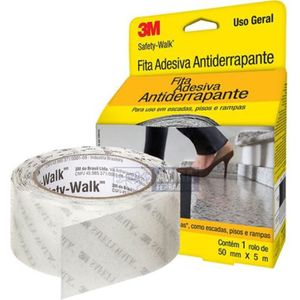 Fita Antiderrapante Safety Walk Transparente 50mmx5 Metros 3m