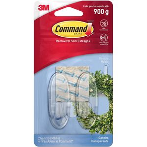 Gancho Command Transparente 900g 3m