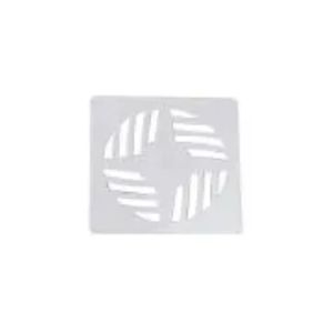 Grelha Quadrado Branco 9,4x9,4cm Astra