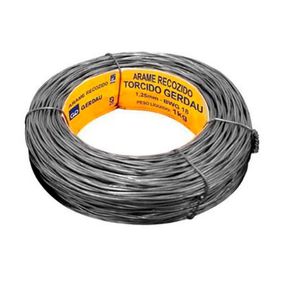Arame Recozido BWG18 Rolo 1kg 1,25mm Gerdau