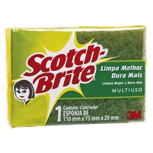 Esponja Verde e Amarela 75x110mm 3m