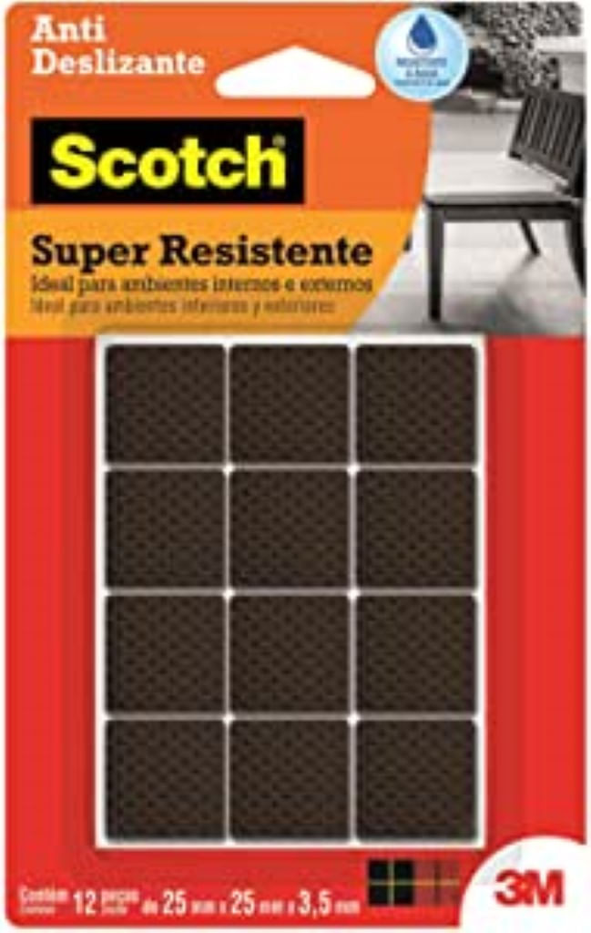 Protetor-Antideslizante-Quadrado-Preto-Medio-12-Unidades-Scotch-3m