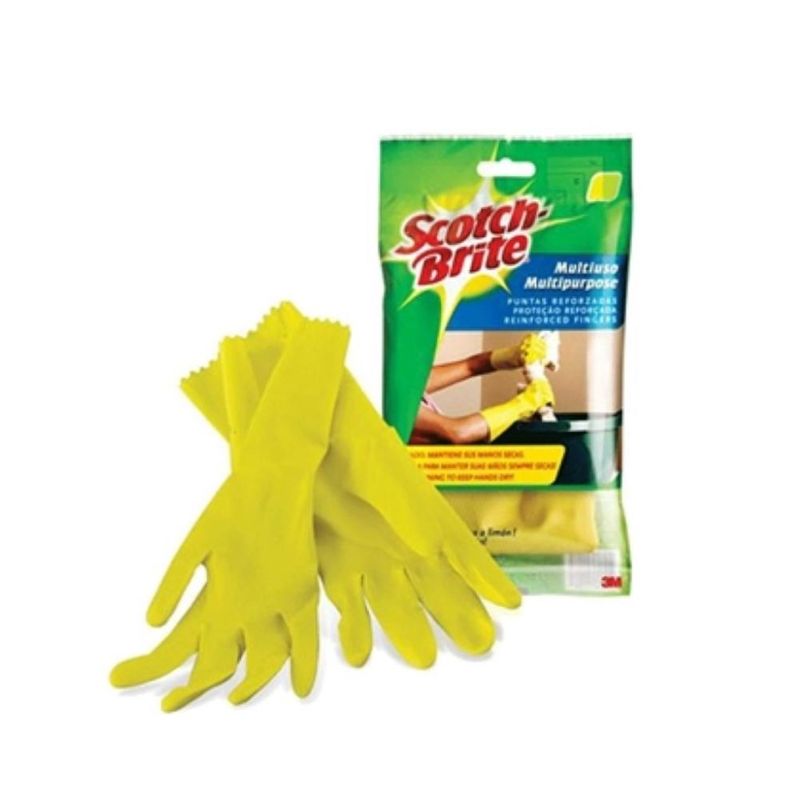 Luva-Scotch-Brite-Multiuso-Amarela-Grande-3m