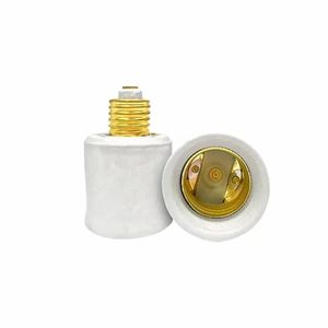 Bocal Adaptador de Porcelana E27xe40 Branco G20