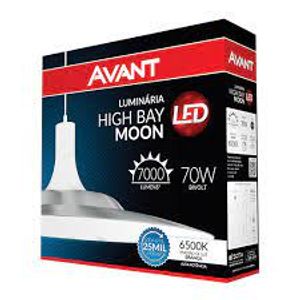 Luminária LED High Bay Moom E27 Branco 6500k Avant