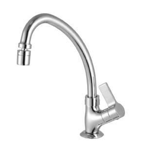 Torneira Cozinha com Bica Móvel Branco Meber