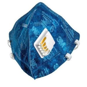 Máscara de Proteção Respiratória Branco com Válvula 3m