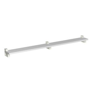 Prateleira Suporte Branco 1,5x10x100cm Pratk