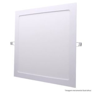 Painel LED de Embutir Quadrado Down Light 30cm 24w Empalux