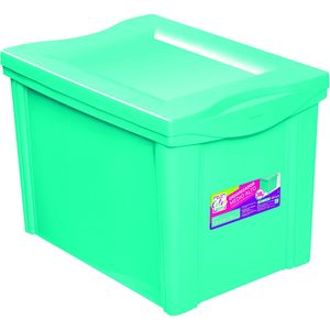 Organizador Médio Alto Colors Verde 30 Litros Ordene