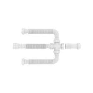 Sifão Triplo Universal Branco Dn 38/40/48/50 Delflex