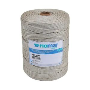 Corda Trançada PP 4mm 1M Branca Riomar Cordas