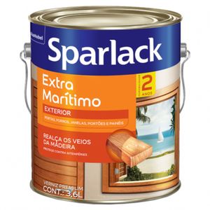 Verniz Extra Marítimo Natural Brilhante 3,6 Litros Sparlack