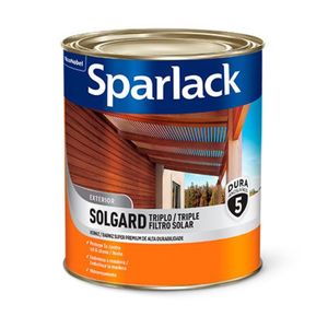 Verniz Acetinado Triplo Filtro Solar Solgard Natural 0,9 Litros Sparlack