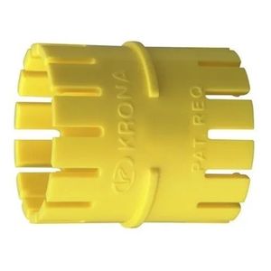 Luva de Pressão para Eletroduto Corrugado 20mm Amarelo 1245 Krona