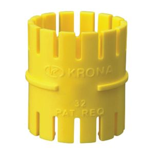 Luva Pressão para Carrugado Amarelo 32mm Krona